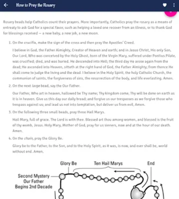 How To Pray The Rosary - Holy android App screenshot 5